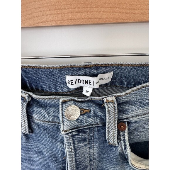 Redone Double Needle Long Jeans Light Size 28 - Picture 5 of 9